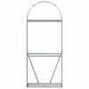 vidaXL Houthouder Antraciet 80x45x190 cm Gegalvaniseerd Staal