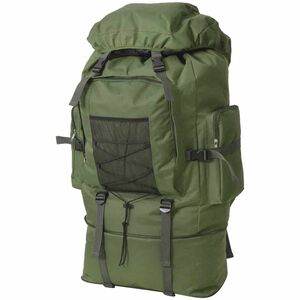vidaXL Rugzak legerstijl XXL 100 L groen