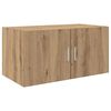 vidaXL Wandkast artisanaal eikenkleurig 80 x 42.5 x 40 cm Bewerkt hout
