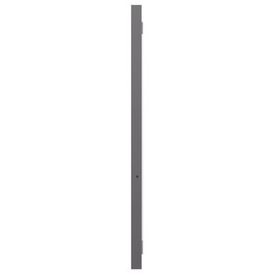 vidaXL Badkamerspiegel 90x1,5x37 cm spaanplaat hoogglans grijs