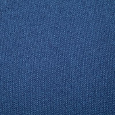 vidaXL Tweezitsbank stof blauw