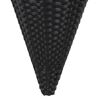 vidaXL Bloemenmanden hangend 2 st poly rattan zwart