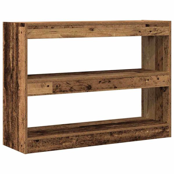 vidaXL Boekenkast Oud hout 100 x 30 x 72 cm Bewerkt hout