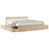 vidaXL Bedframe zonder matras massief grenenhout 200x200 cm