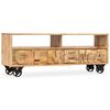 vidaXL Tv-meubel 120x30x48 cm massief mangohout