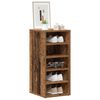 vidaXL Schoenenkasten 2 st 32x35x70 cm bewerkt hout oud houtkleurig
