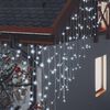 vidaXL Lichtgordijn met 400 LED's en 8 functies 10 m koudwit