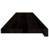 vidaXL Traptreden 16 st 120x30x2 cm massief eikenhout donkerbruin