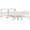vidaXL Bedframe met hoofdbord massief grenenhout wit 120x190 cm