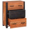 vidaXL Dressoir 3 pcs Bruin 110 x 30 x 75 cm Massief Acaciahout