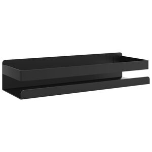 vidaXL Doucherekje 30x10x6 cm geborsteld 304 roestvrij staal matzwart