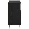 vidaXL Dressoir Zwart Eiken 60 x 35 x 70 cm