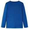 Kindershirt met lange mouwen 140 donkerblauw
