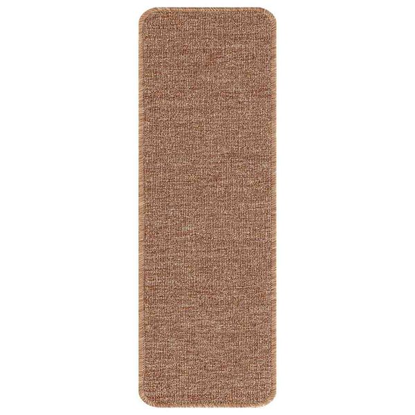 vidaXL Antislip Trapmatten Latex achterkant 15 pcs Geel 60 x 25 cm PP