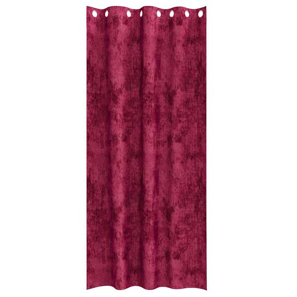 vidaXL Velvet Gordijnen 2 pcs Wijnrood 245 x 140 cm Fluweel