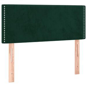 vidaXL Hoofdbord 80x5x78/88 cm fluweel donkergroen