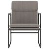 vidaXL Loungestoel 55x64x80 cm stof taupe