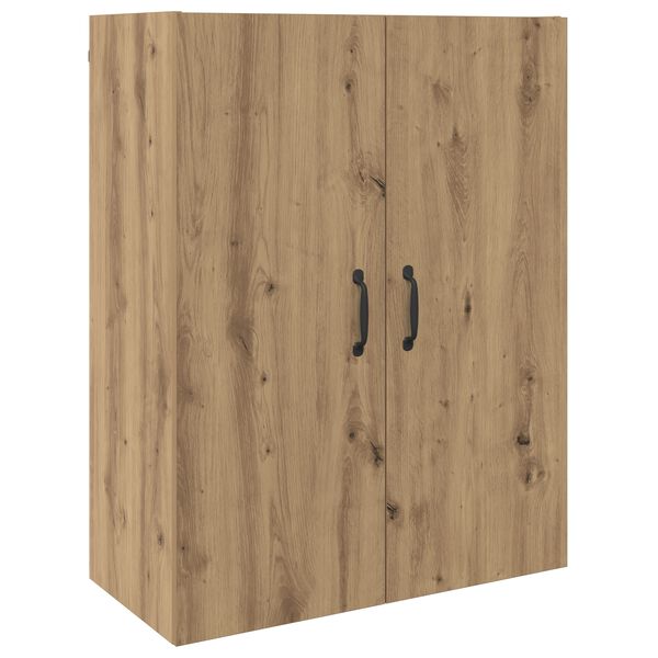 vidaXL Wandkast Artisan Eiken 69,5 x 34 x 90 cm Bewerkt hout