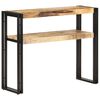 vidaXL Wandtafel 90x30x75 cm ruw mangohout