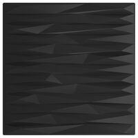 vidaXL Wandpanelen 12 st steenpatroon 3 m² 50x50 cm EPS zwart