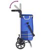 vidaXL Winkel trolley Blauw 36,5 x 46,5 x 100,5 cm Oxford stof