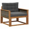 vidaXL Buiten Midden Sofa Naturel