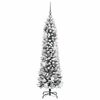 vidaXL Kunstkerstboom met 150 LED Wit 150 cm PVC en Metaal en Plastic