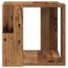 vidaXL Salontafel Oud Hout 32 x 32 x 30 cm Bewerkt hout