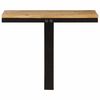 vidaXL Wandschap 40x30x32 cm massief mangohout en ijzer