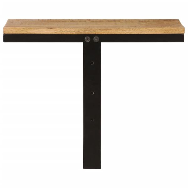 vidaXL Wandschap 40x30x32 cm massief mangohout en ijzer