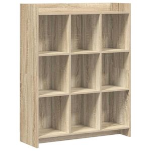 vidaXL Boekenkast Sonoma Eiken 87,5 x 30 x 111 cm Bewerkt hout