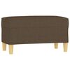 vidaXL Bankje 70x35x41 cm stof bruin