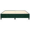 vidaXL Boxspring bed 200x200 cm fluweel donkergroen