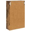 vidaXL Badkamer wandkast met plank Gerookte Eik 40 x 16 x 62,5 cm