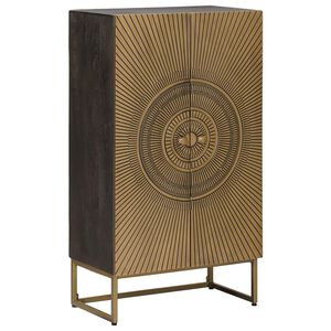 vidaXL Hoge kast Koper 53,5 x 30 x 95 cm