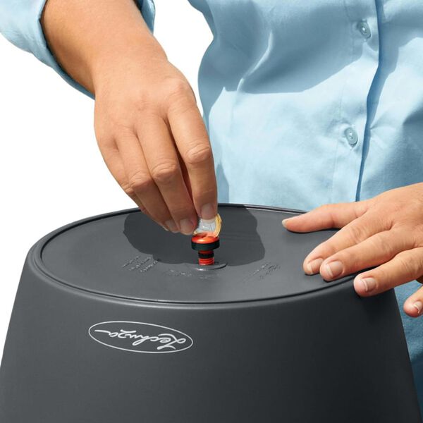 LECHUZA Plantenbak Classico Color 43 ALL-IN-ONE leigrijs 13244