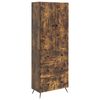 vidaXL Kastenset 2 st 66 x 34,5 x 90 cm Bewerkt hout Gerookt eiken