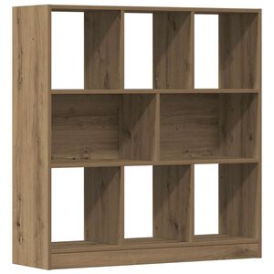 vidaXL Boekenkast 97,5x29,5x100 cm bewerkt hout artisanaal eikenkleur