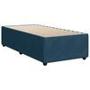 vidaXL Boxspring met matras fluweel blauw 80x200 cm