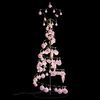 vidaXL LED-kerstboom met kerstballen 80 LEDs warm wit 120 cm