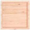 vidaXL Wastafelblad 60x60x(2-4) cm onbehandeld massief hout