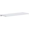 vidaXL Raamsokkel Wit 100 x 35 x 4,5 cm PVC