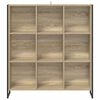 vidaXL Boekenkast Sonoma 99,5 x 30 x 108,5 cm Bewerkt hout