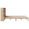 vidaXL Bed met boekenkast zonder matras massief grenenhout 140x190 cm