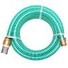 vidaXL Zuigslang met messing koppelingen 3 m 25 mm groen