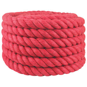 vidaXL Jute Touw 36 mm Rood 100% Tossa jute