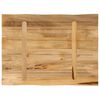 vidaXL Tafelblad met natuurlijke rand 70x60x3,8 cm massief mangohout