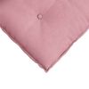vidaXL Rugkussen Roze 200 x 50 cm Cordstof