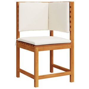 vidaXL Tuinstoel met kussen Bruin 50 x 50 x 91cm Massief acaciahout