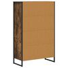 vidaXL Boekenkast Rook Eik 68 x 30 x 108.5 cm Bewerkt hout